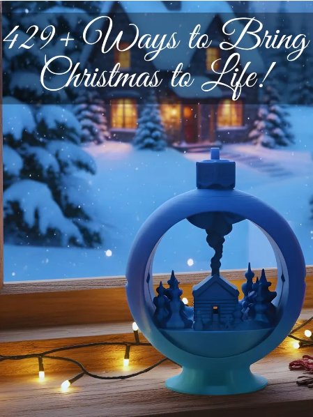 Christmas Home Decor STL Bundle – 429+ 3D Printable Holiday Models product image (5)