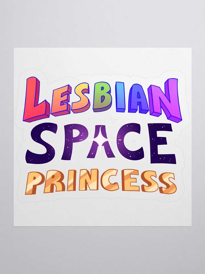 Lesbian Space Princess Sticker product image (1)