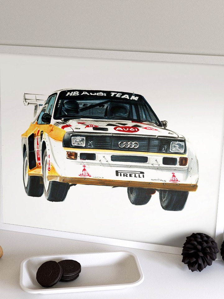 Group B Audi Quattro S1 - A3 Print product image (2)