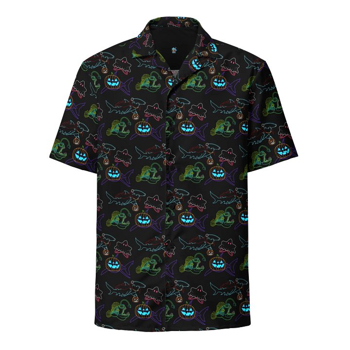 Neon Halloween Sea-Life Hawaiian Shirt product image (1)