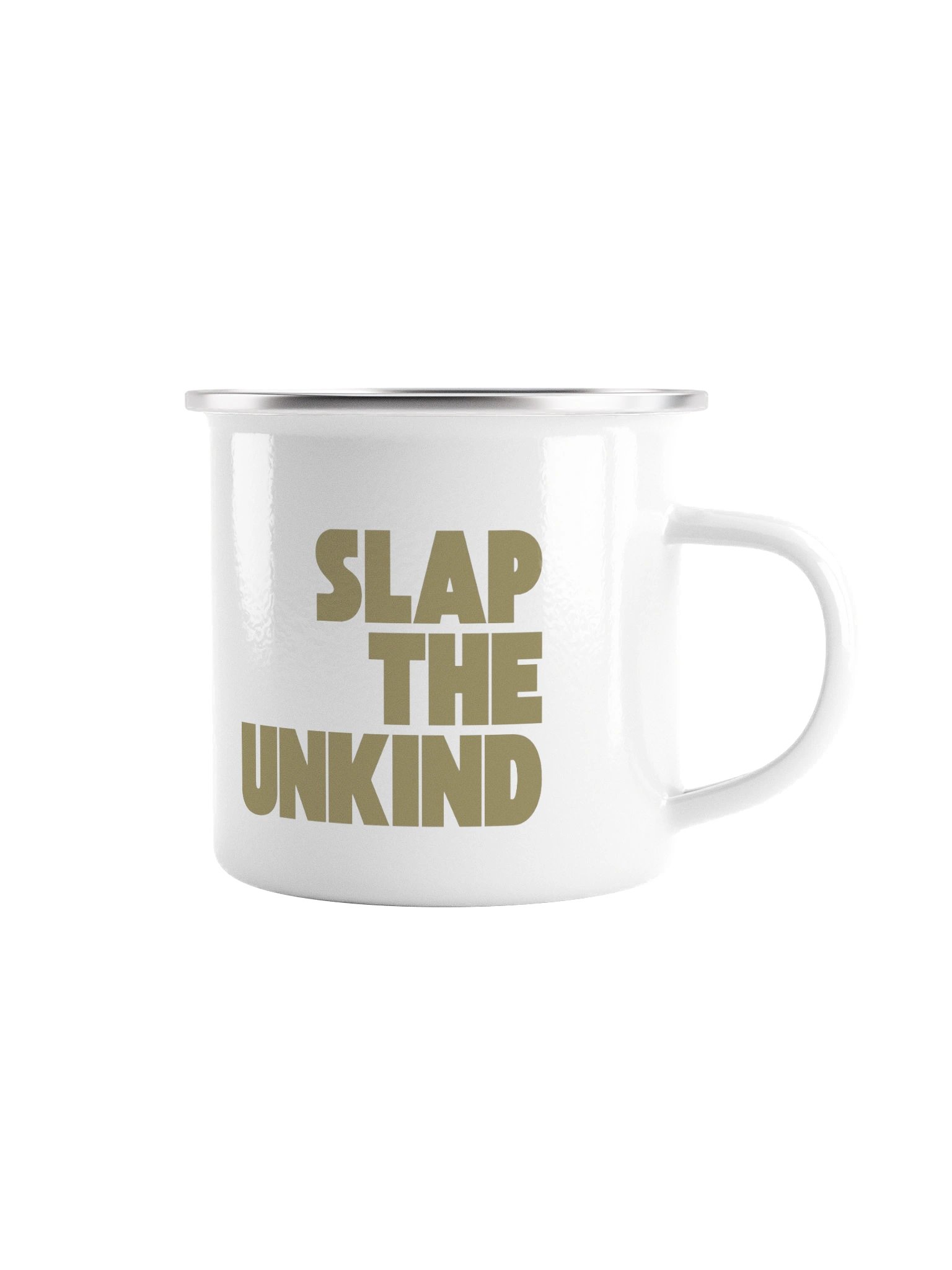 Slap The Unkind Enamel Mug product image (3)