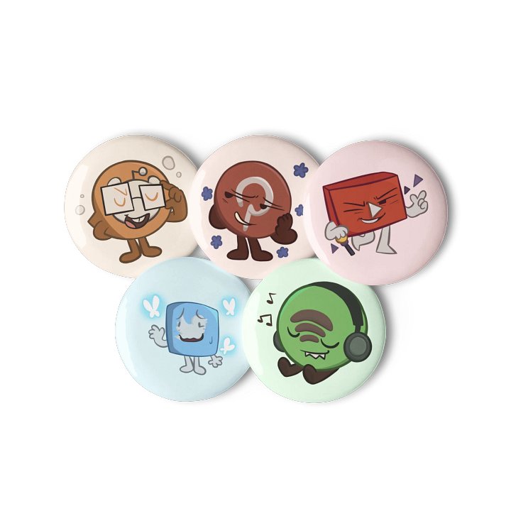 Battle for Niche Internet Fame Pins SET 1 product image (2)