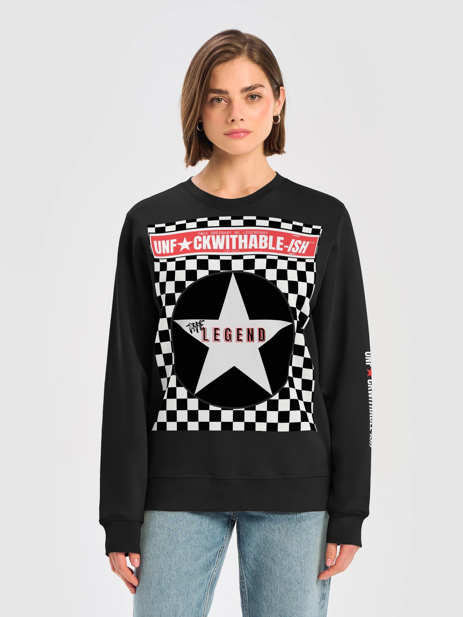 UNF★CKWITHABLE-ISH™ Women's Street Style Crewneck Sweater product image (13)