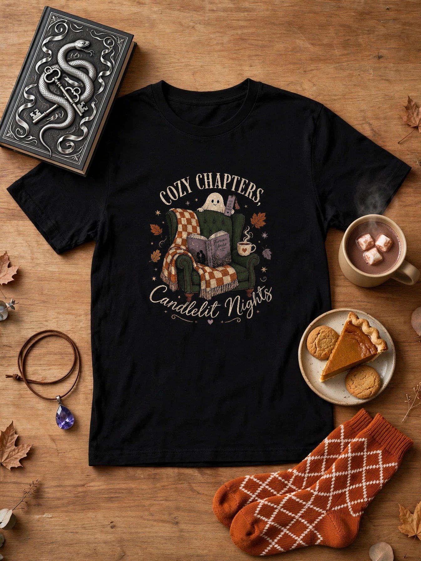 Cozy Chapters Candlelit Nights Tee product image (5)