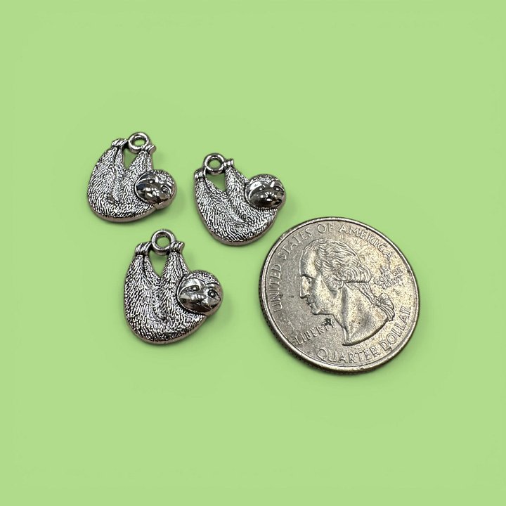 Sloths Silver Whinny Winners Braid and Bridle Charms for Horses | Little Shop of Ponies product image (1)