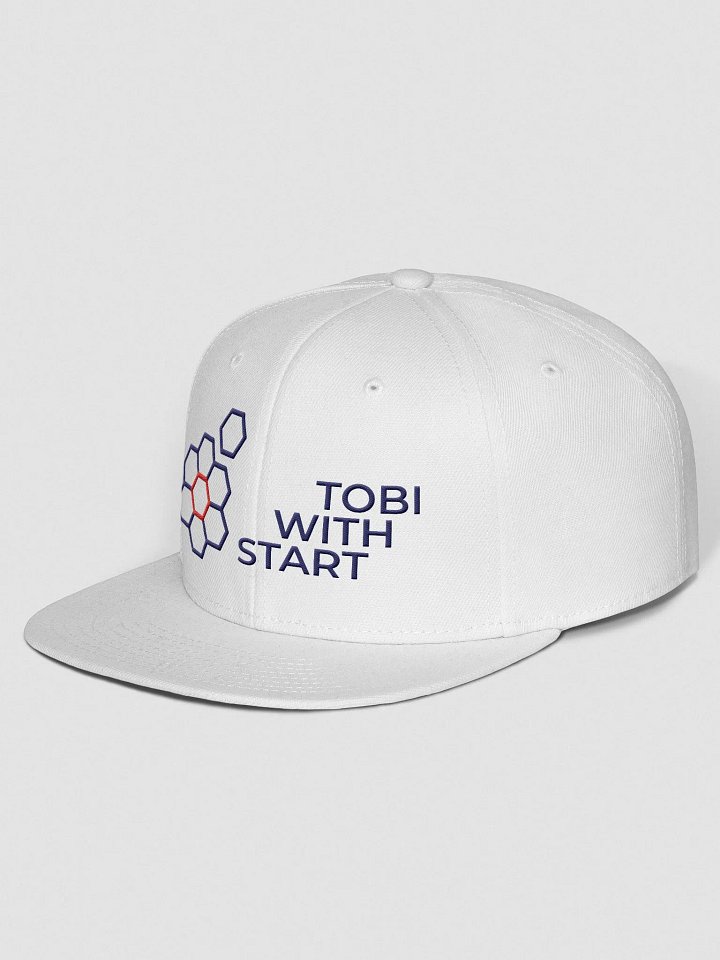 Wool Blend Snapback Cap White product image (2)
