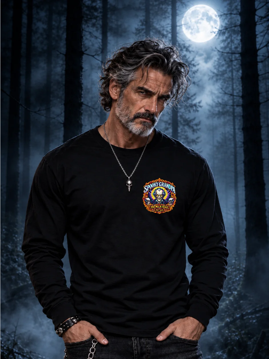 Sasquatch: Neon Nightmares – Back Print Long Sleeve Shirt product image (6)