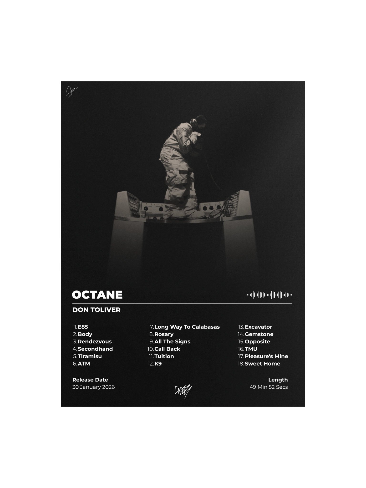 Octane Don Toliver Poster product image (1)