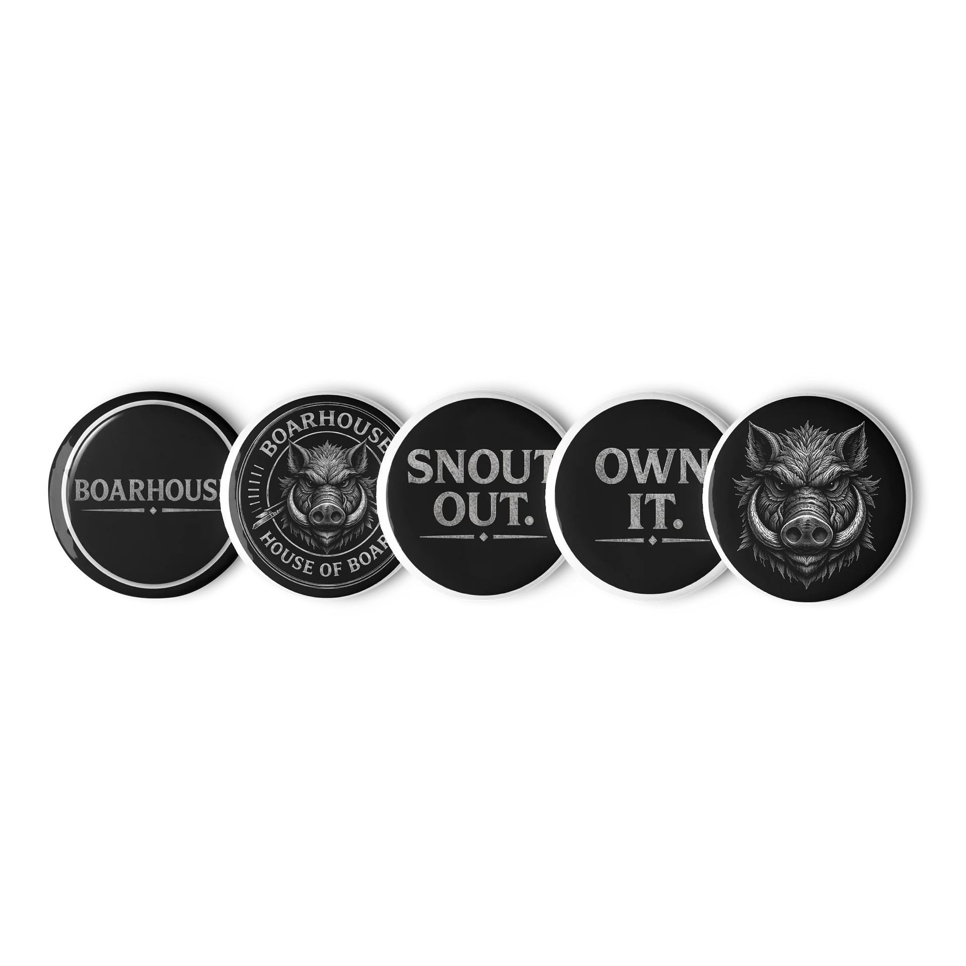 BOARHOUSE Mark Set – 2.25” Button Pack product image (3)