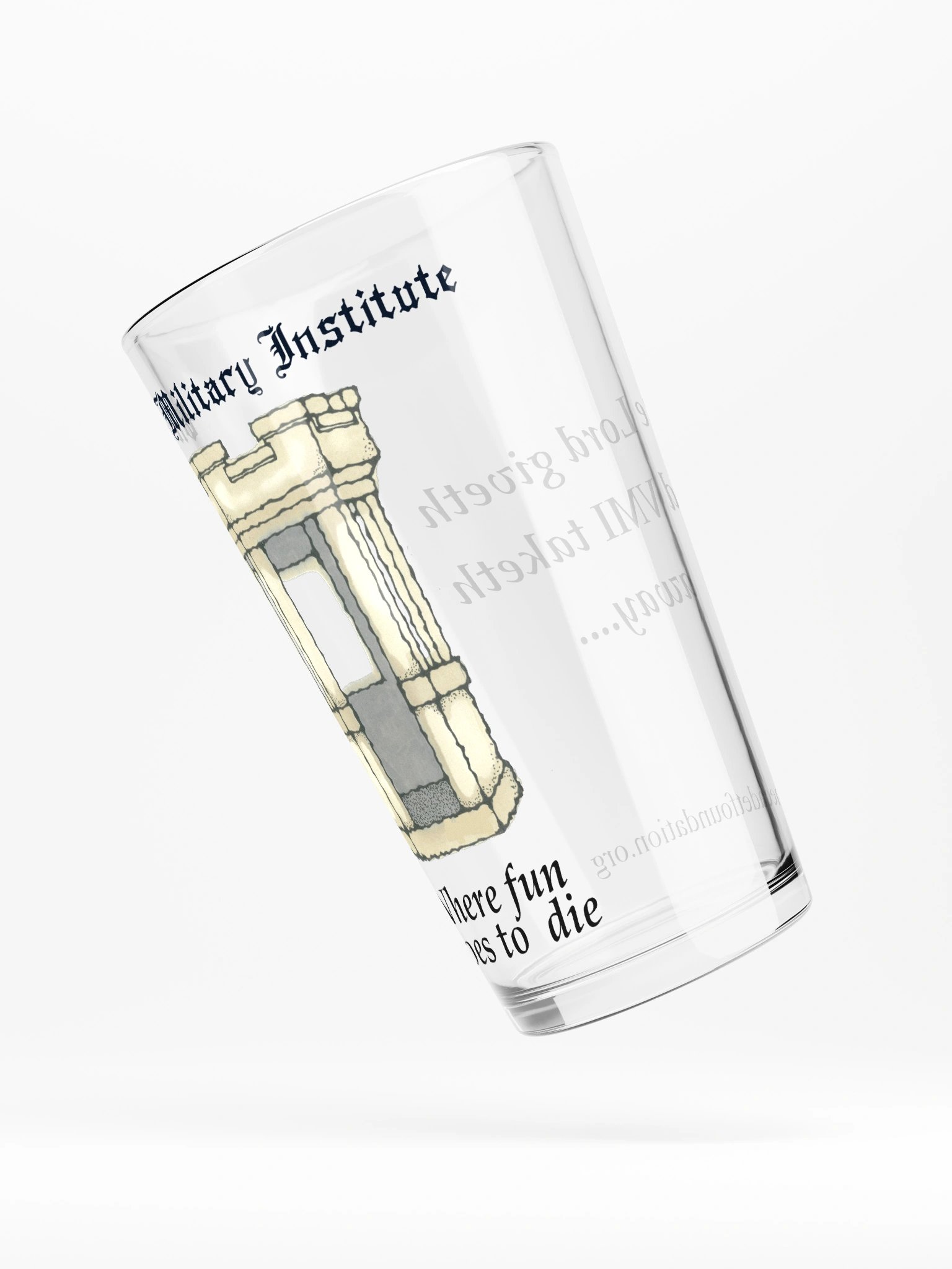 Where Fun Goes to Die Pint Glass product image (5)