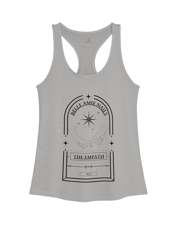 The Empath Tarot Racerback Tank black logo product image (1)