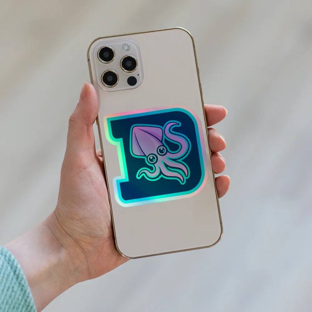 Holographic Sticker 3 - SQUID product image (6)