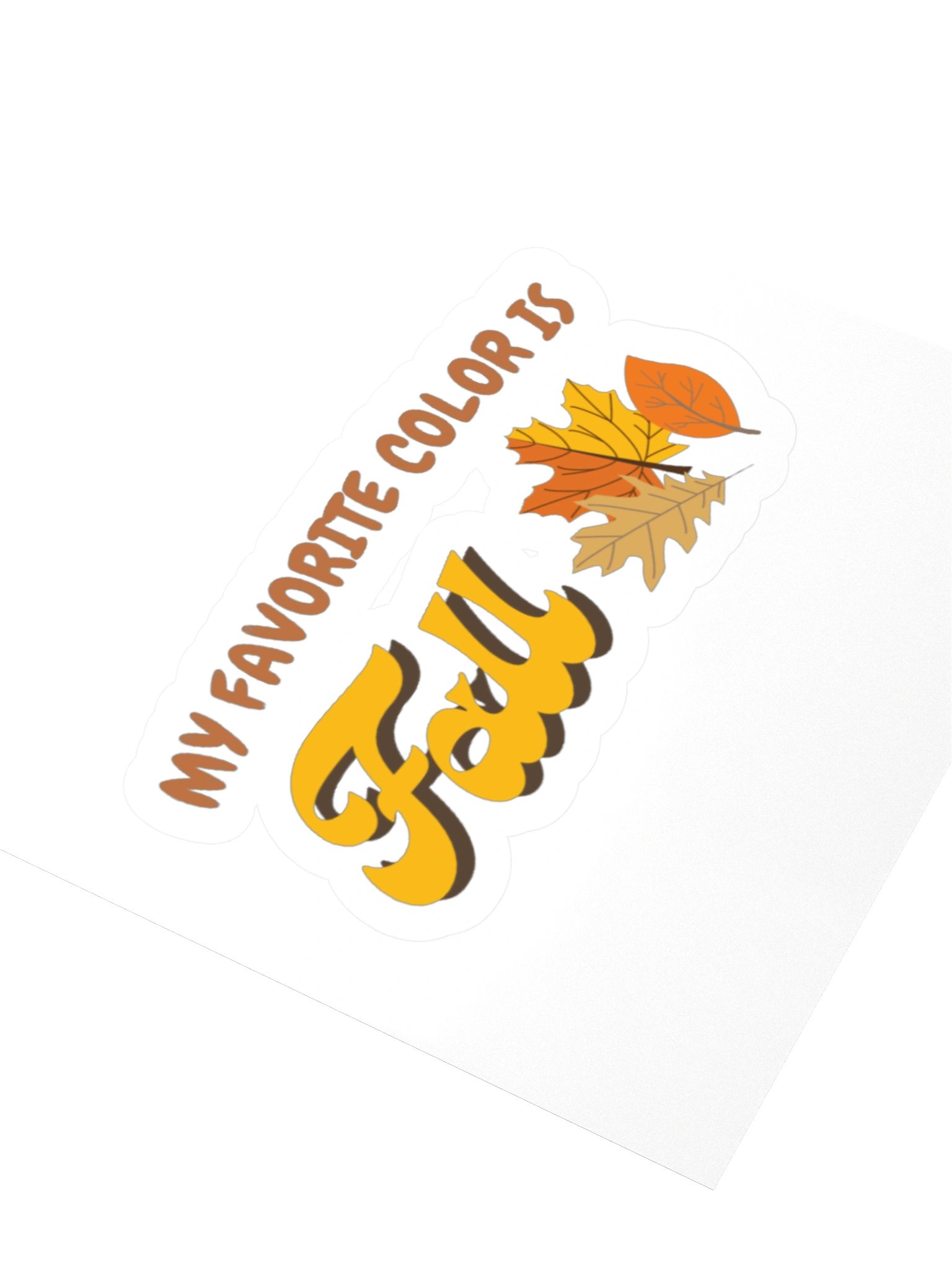 My Favorite Color is Fall | Sticker product image (3)