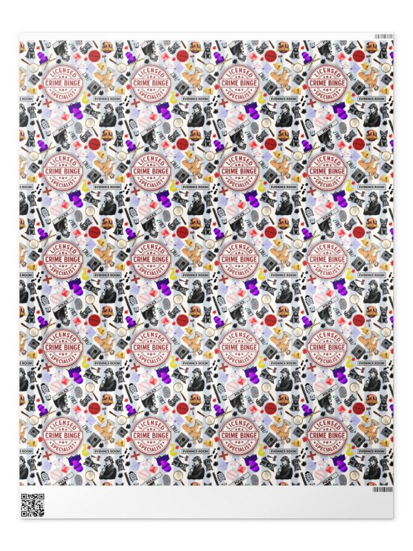 Licensed Crime Binge Specialist Gift Wrap Roll product image (2)