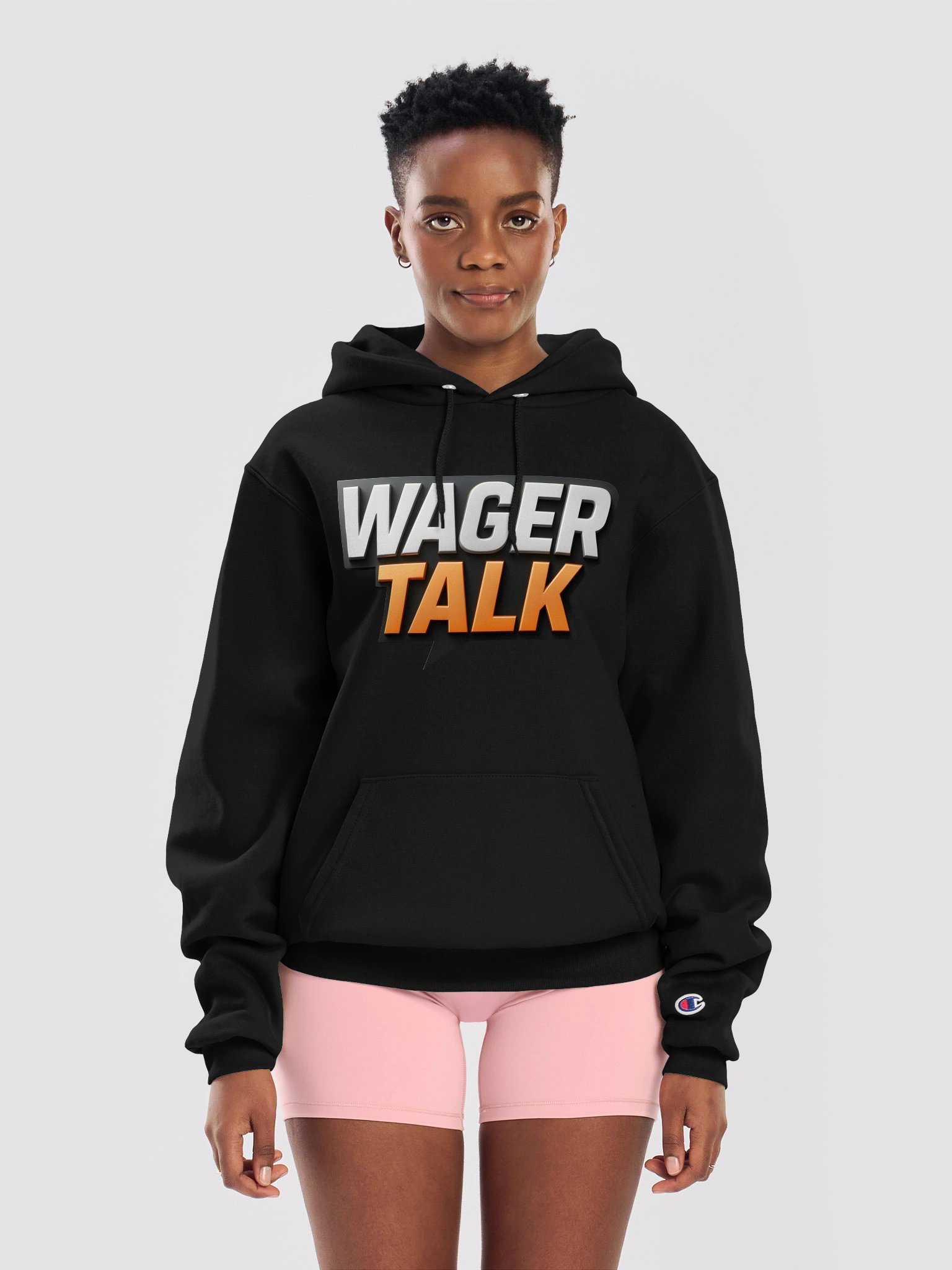 WagerTalk 3D Icon Champion Hoodie product image (5)