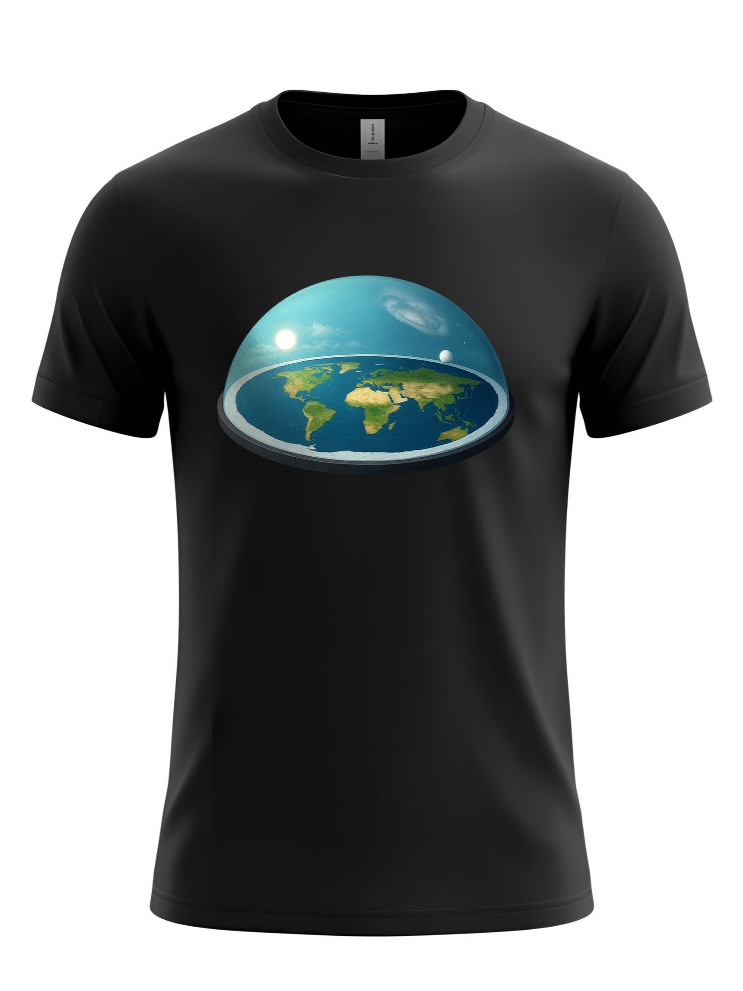 Flat Earth Dome Model - 3D Scientific Visualization T-Shirt product image (1)