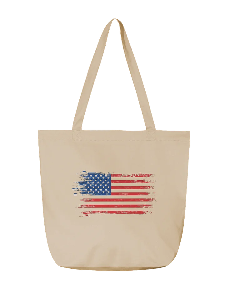 Distressed American Flag Tote Bag product image (2)