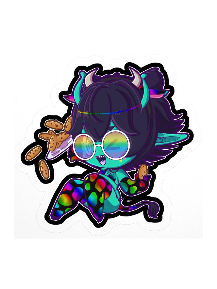 Cookies & Milk Chibi Kiss-Cut Sticker PRIDE Edition product image (1)