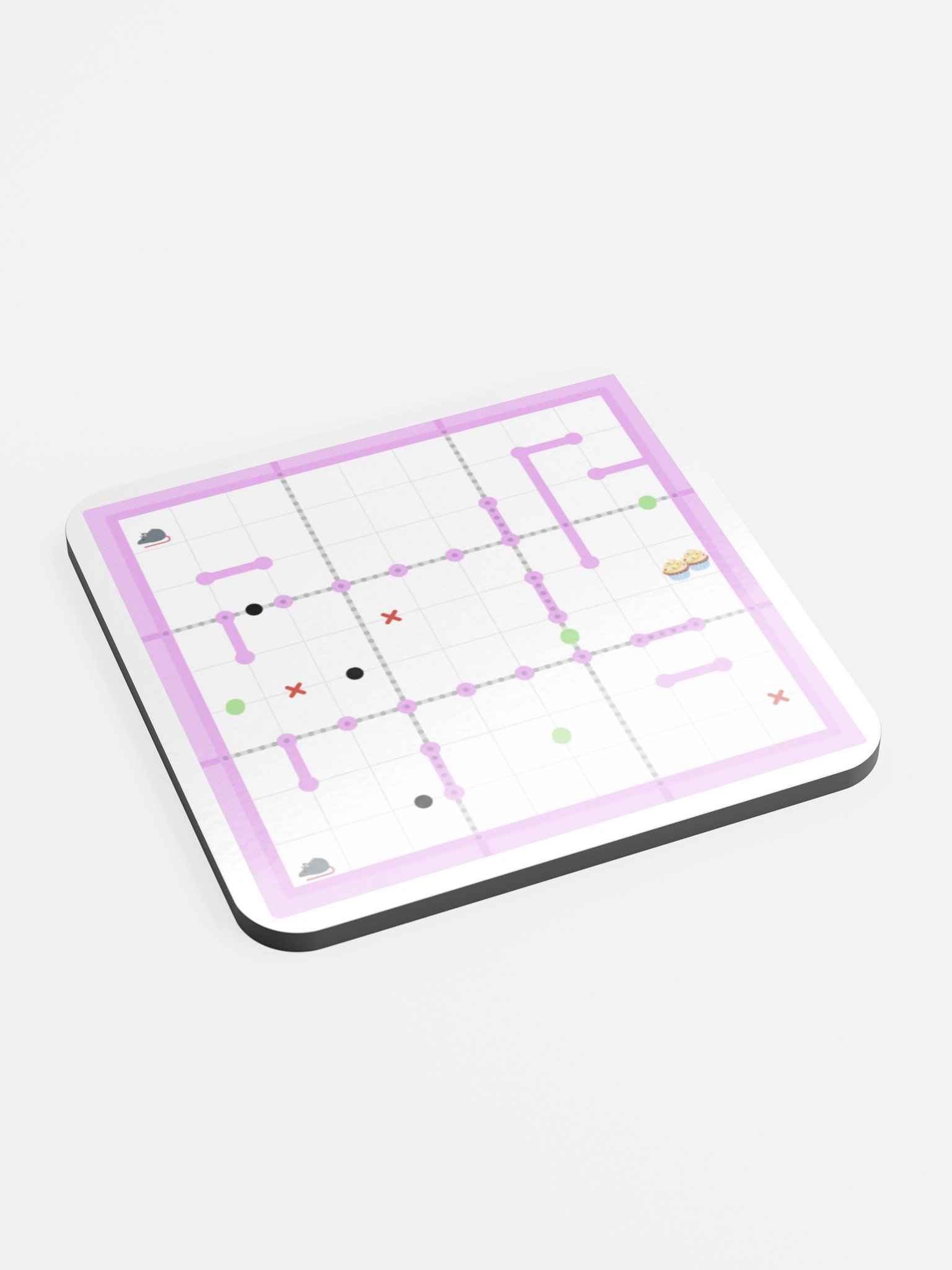 Rat Run Coaster Pink product image (2)