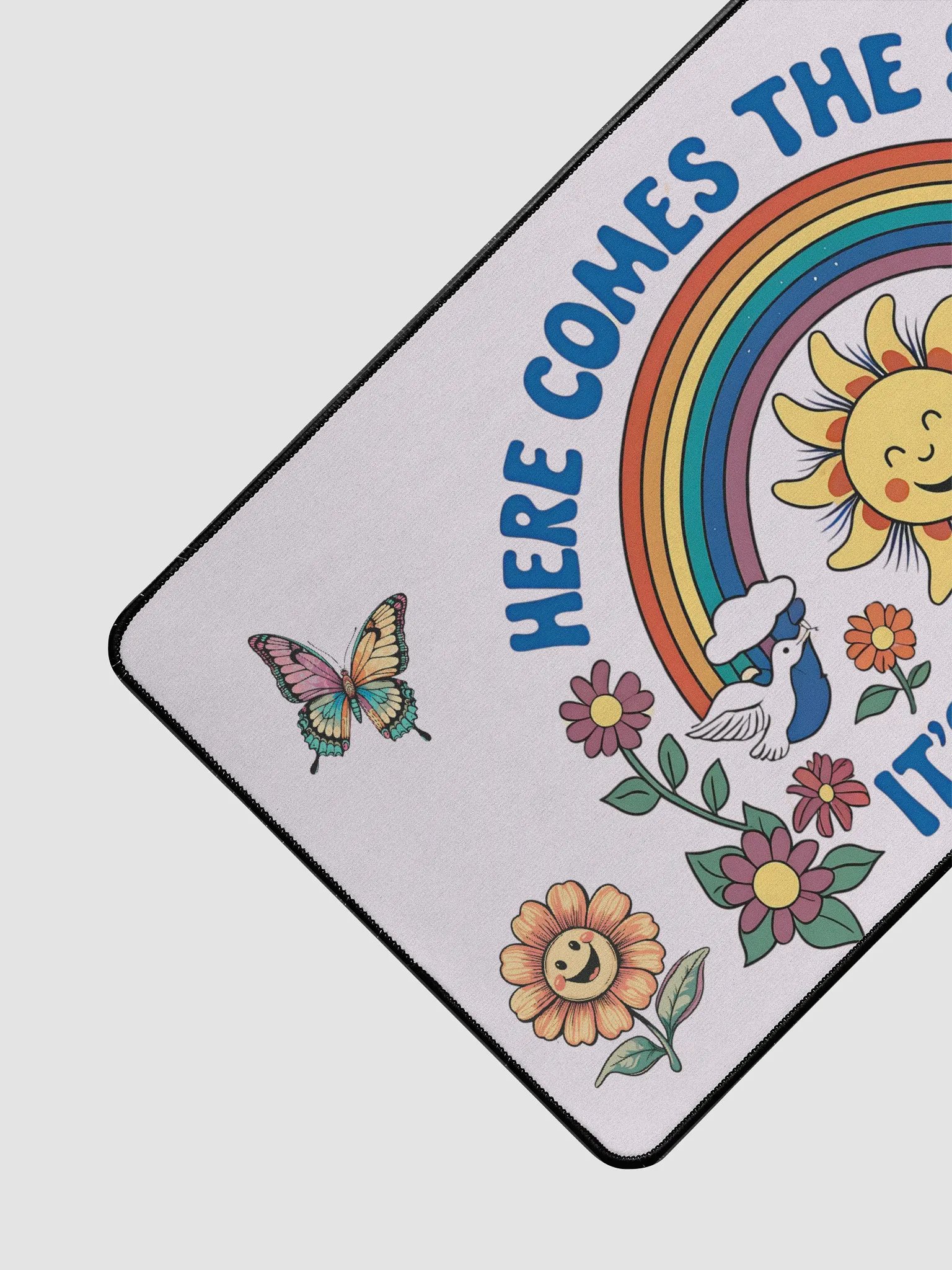 Here Comes the Sun Desk Mat product image (3)