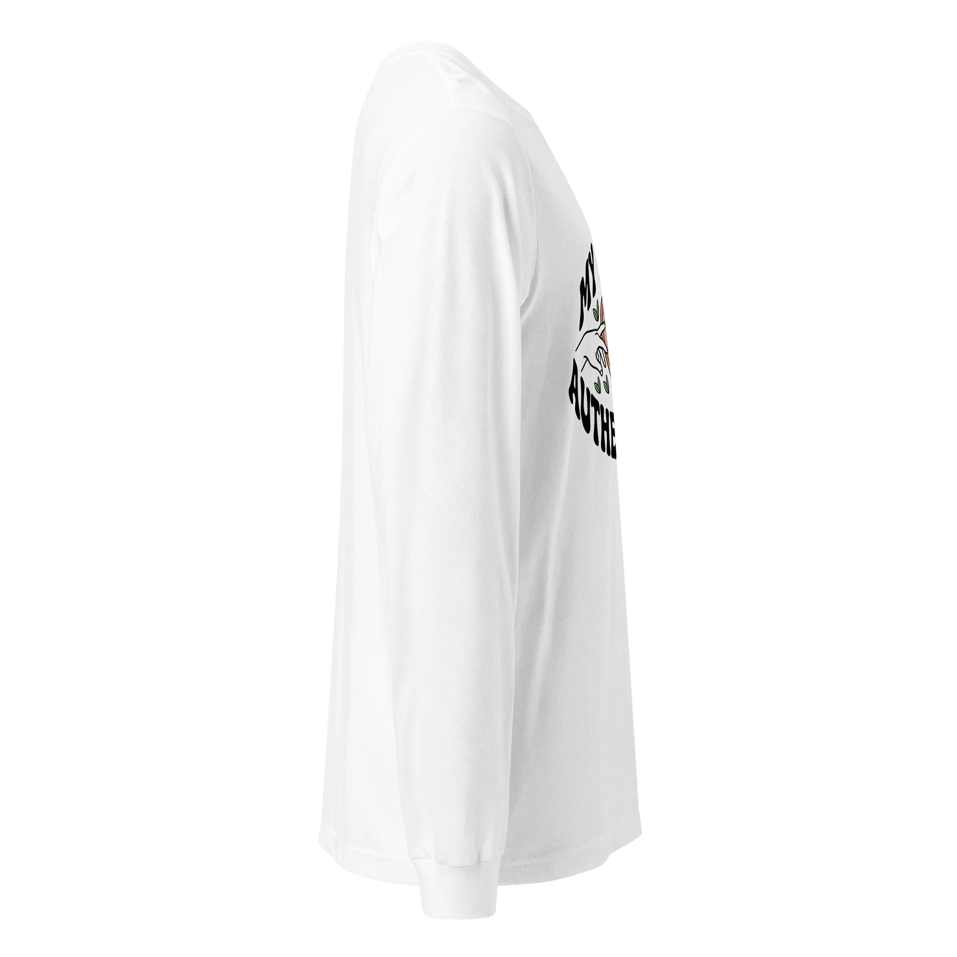 “My Kink Is Authenticity” White Supersoft Long Sleeve T-Shirt product image (3)