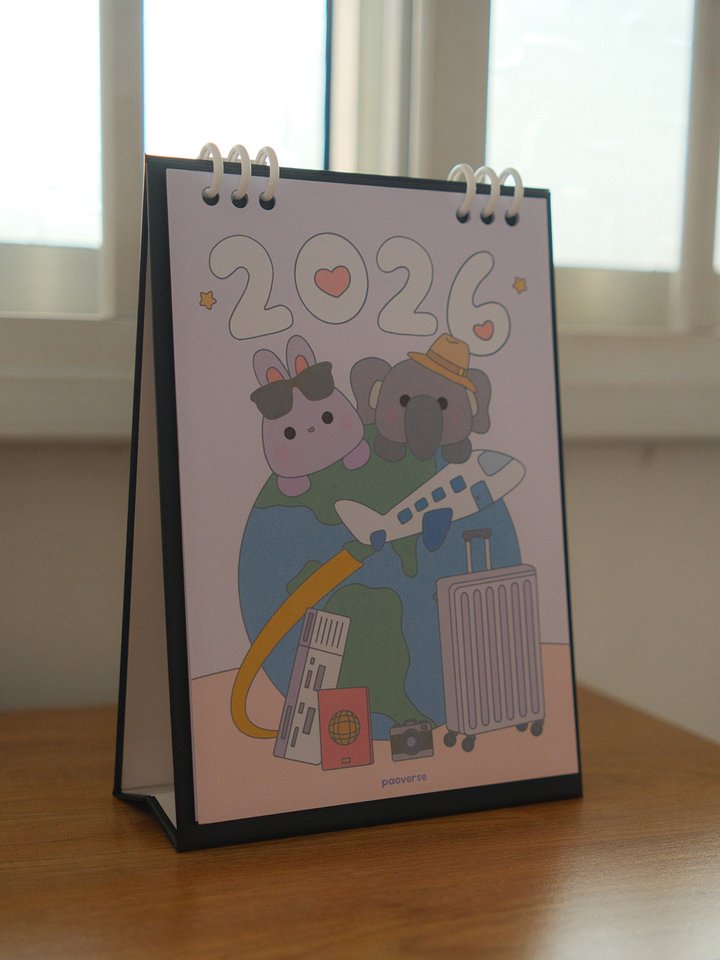 Around The World - 2026 Desk Calendar product image (1)