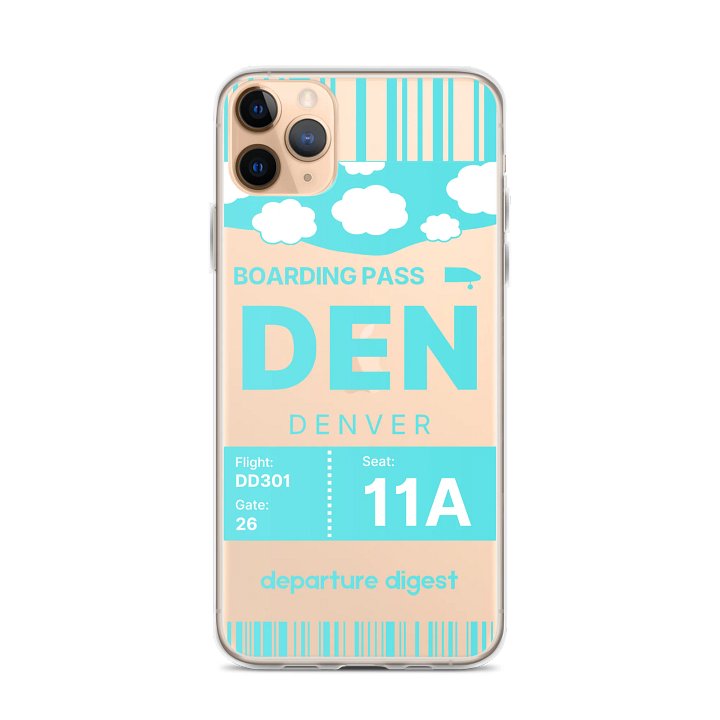 DEN: Denver Boarding Pass Case (iPhone) product image (1)