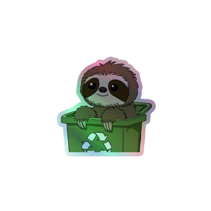Holographic Sticker Sheet - Bin product image (1)