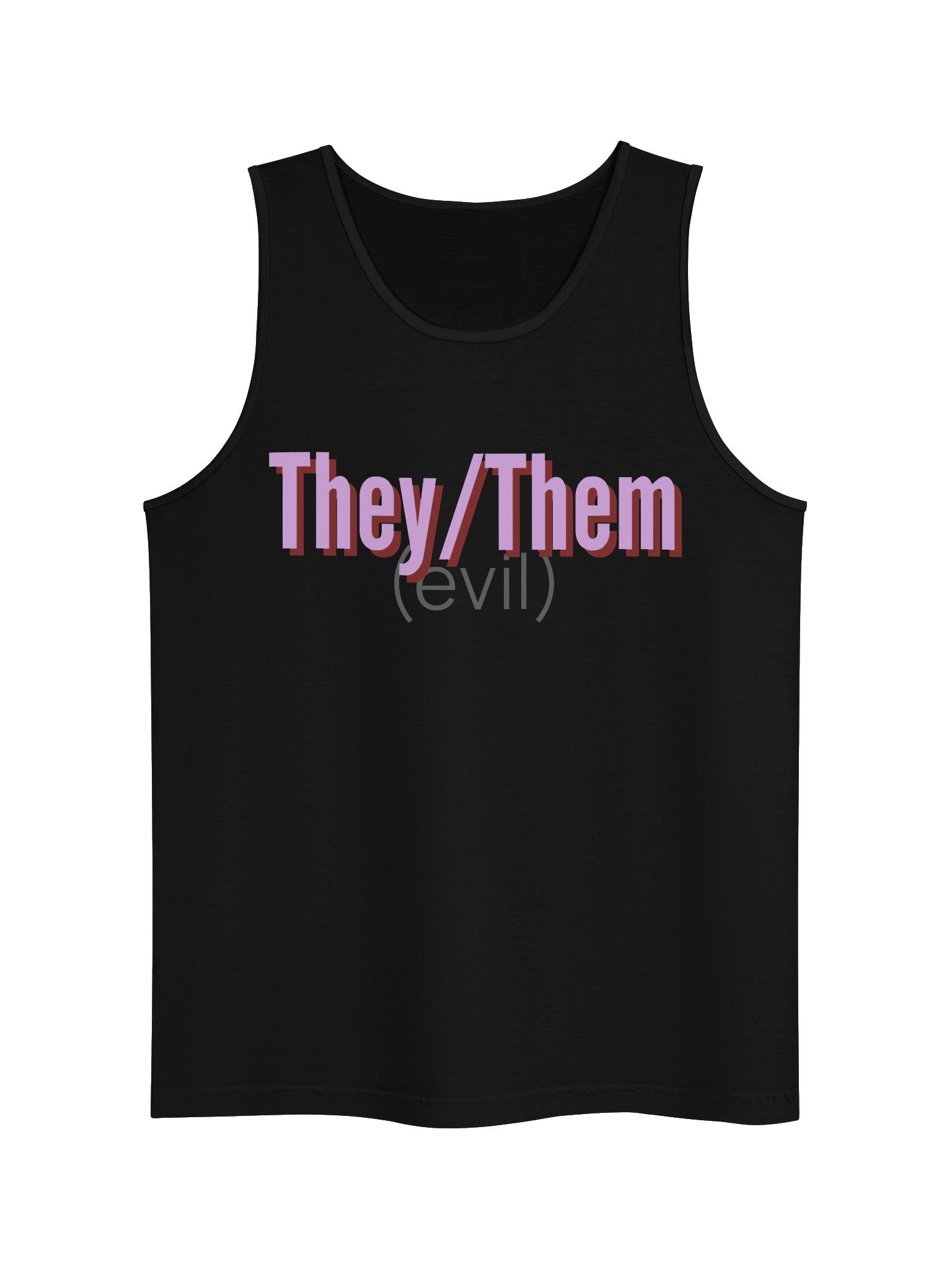 They/Them Evil Tank Top product image (1)