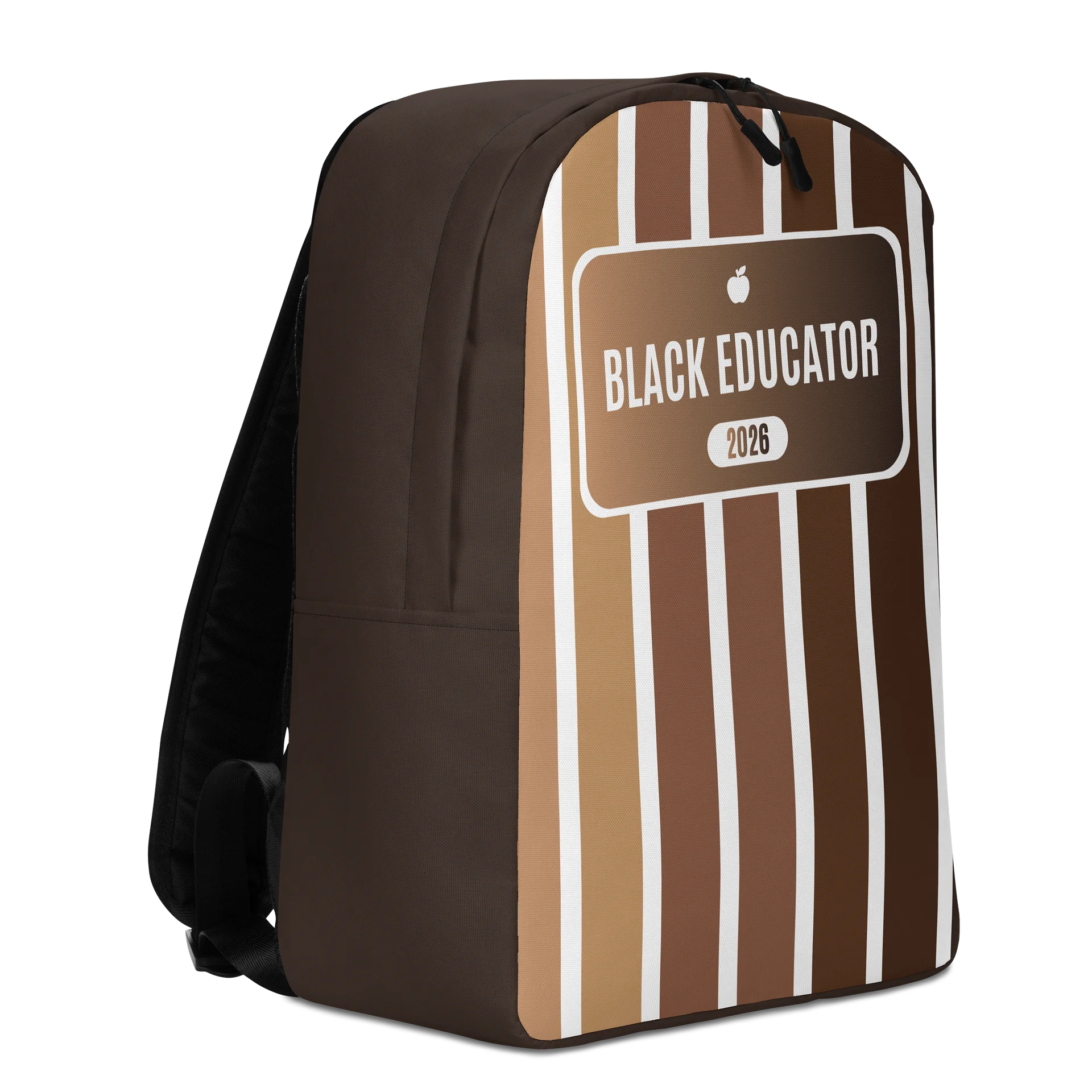 African American Teacher Backpack - Back to School Melanin Stripes Bag, Teacher Gift 2026 product image (3)