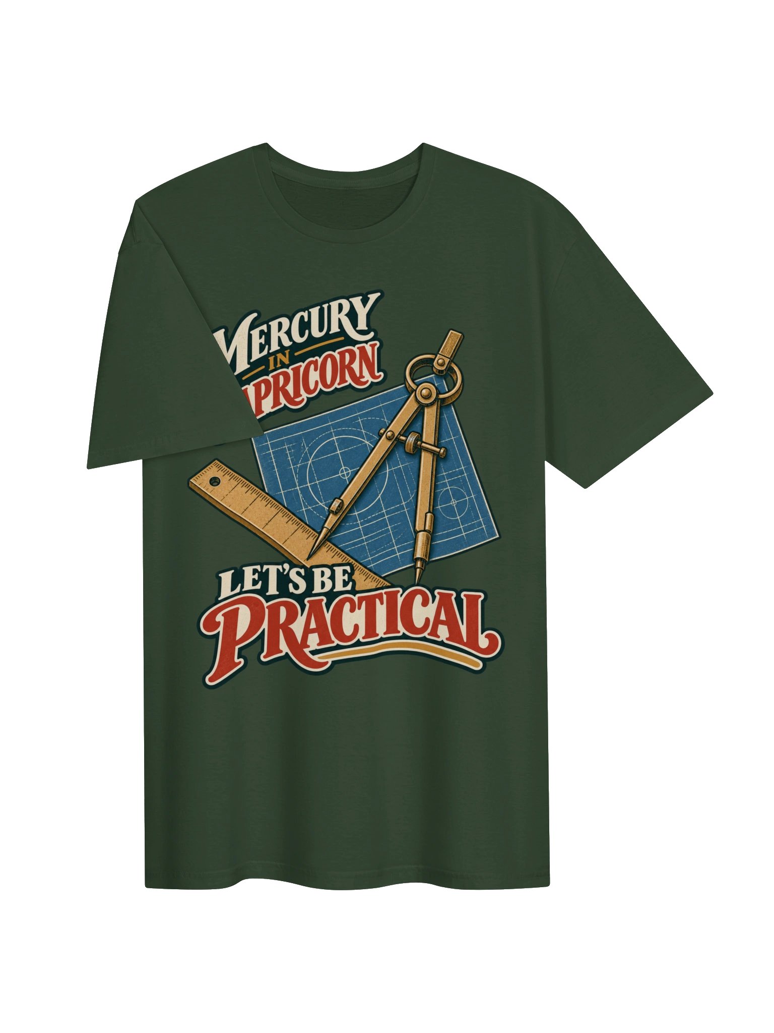 Mercury in Capricorn Let’s Be Practical Tee product image (3)