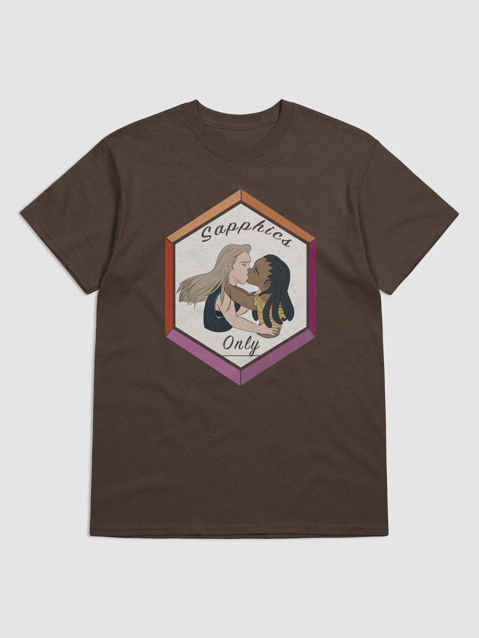 03 Sapphics Only Cotton Tee product image (8)