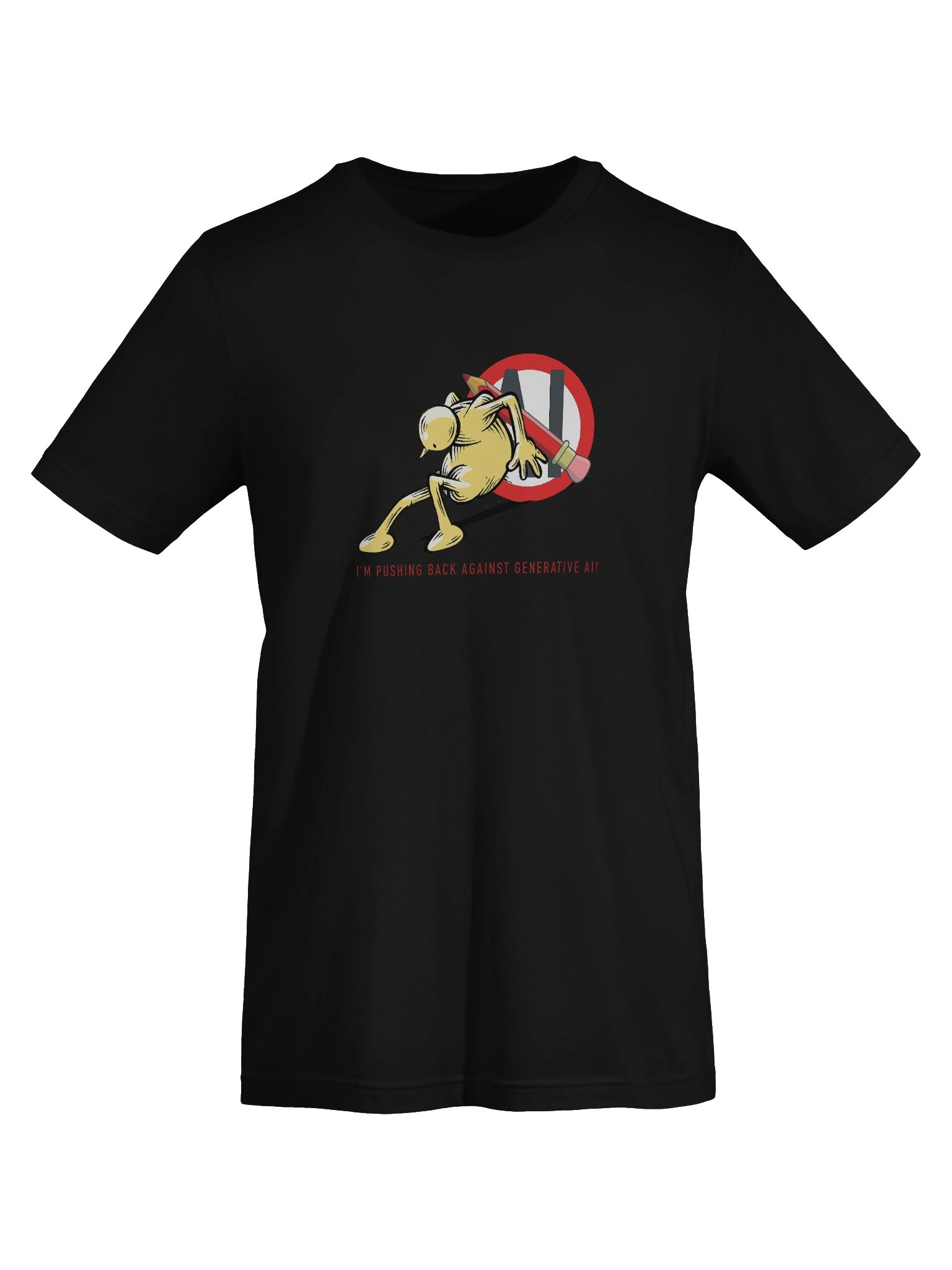 'Push Back' supersoft T-shirt. product image (65)