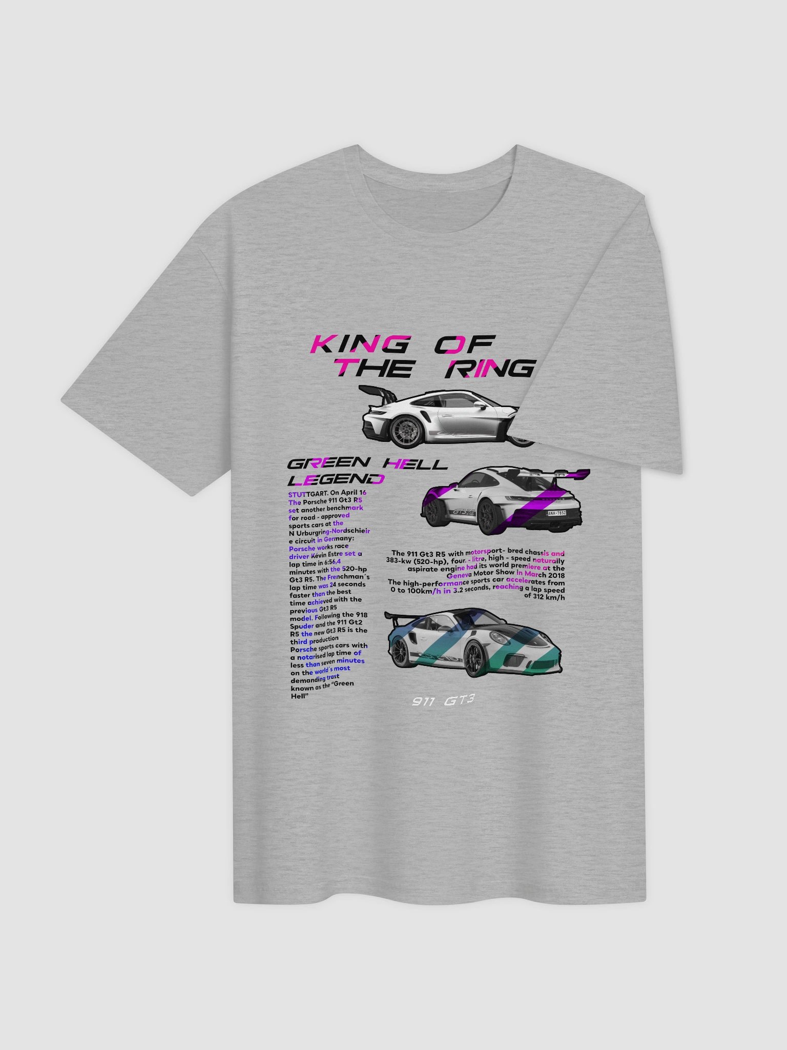 Porche Racing Dreams Unisex T-Shirt product image (8)