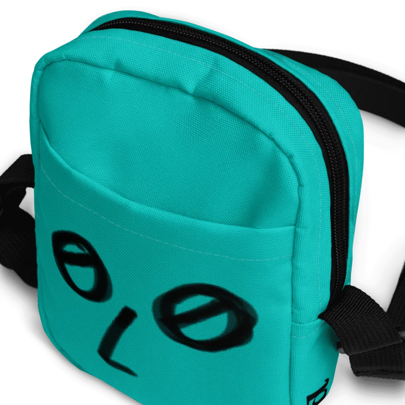 "face forward" crossbody (teal) product image (5)