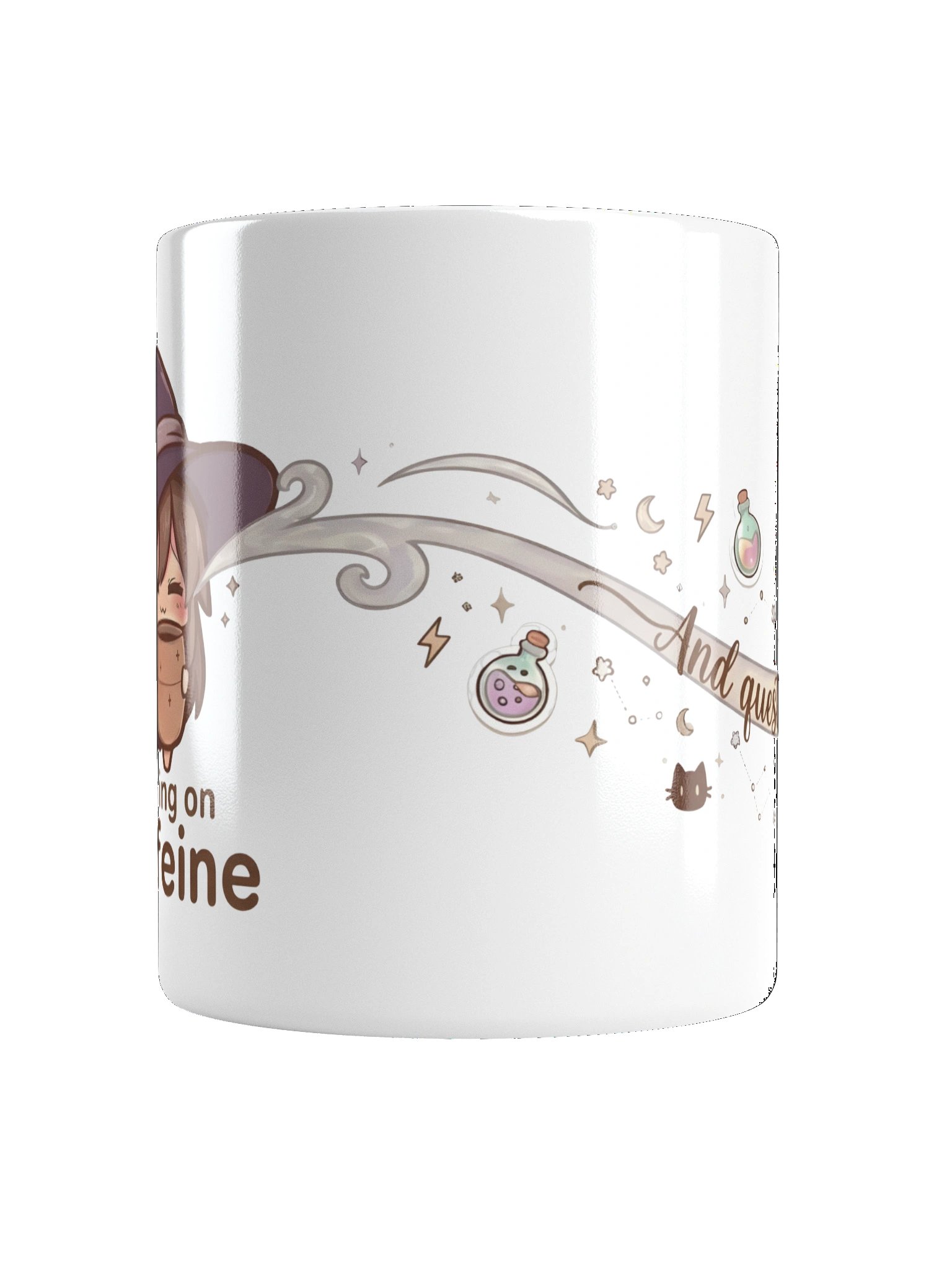 Running on Caffeine and Questionable Magic - Cozy Witch Mug product image (2)
