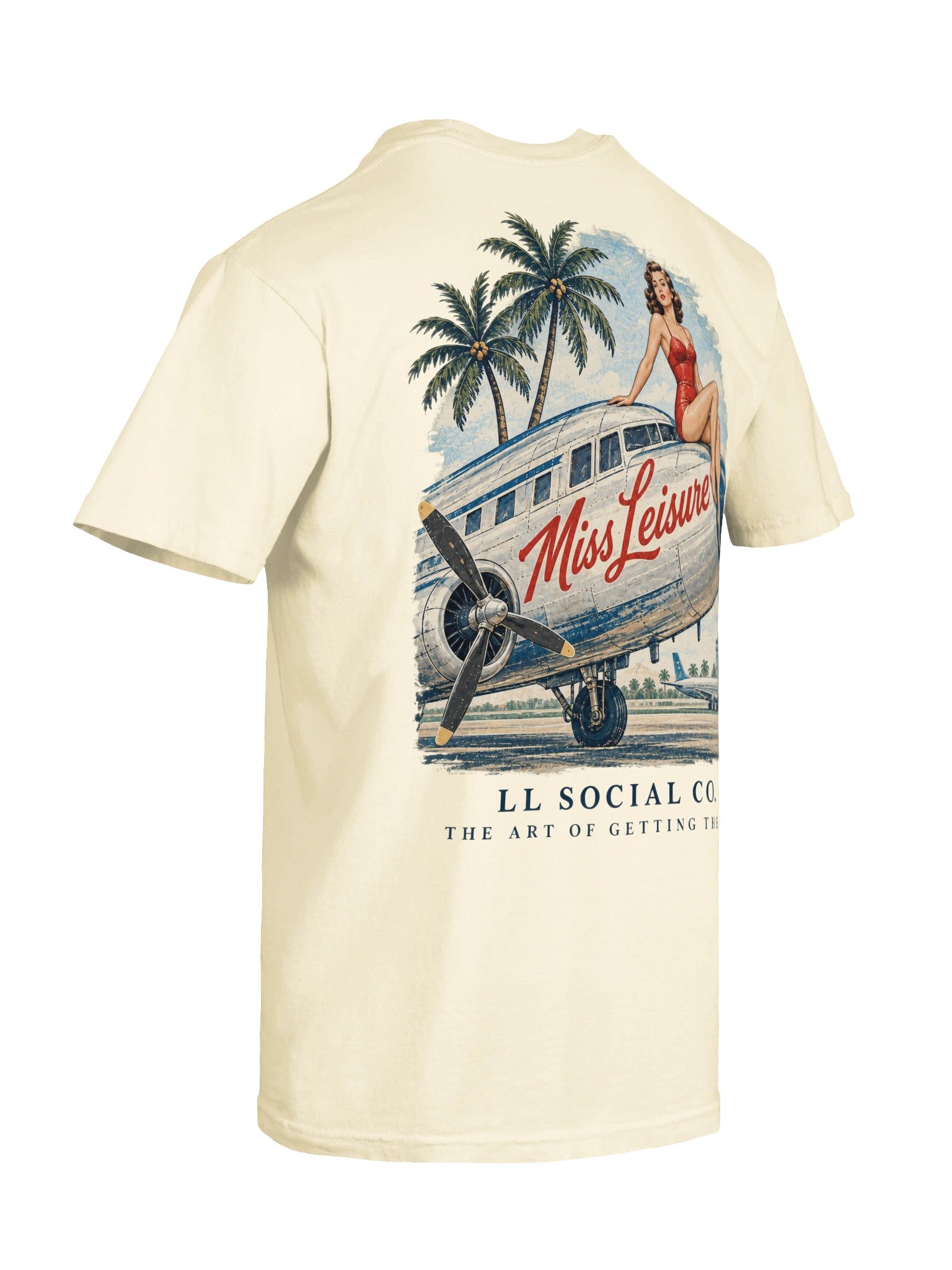 LL Social Co. Miss Leisure Tee — The Art of Getting There product image (109)