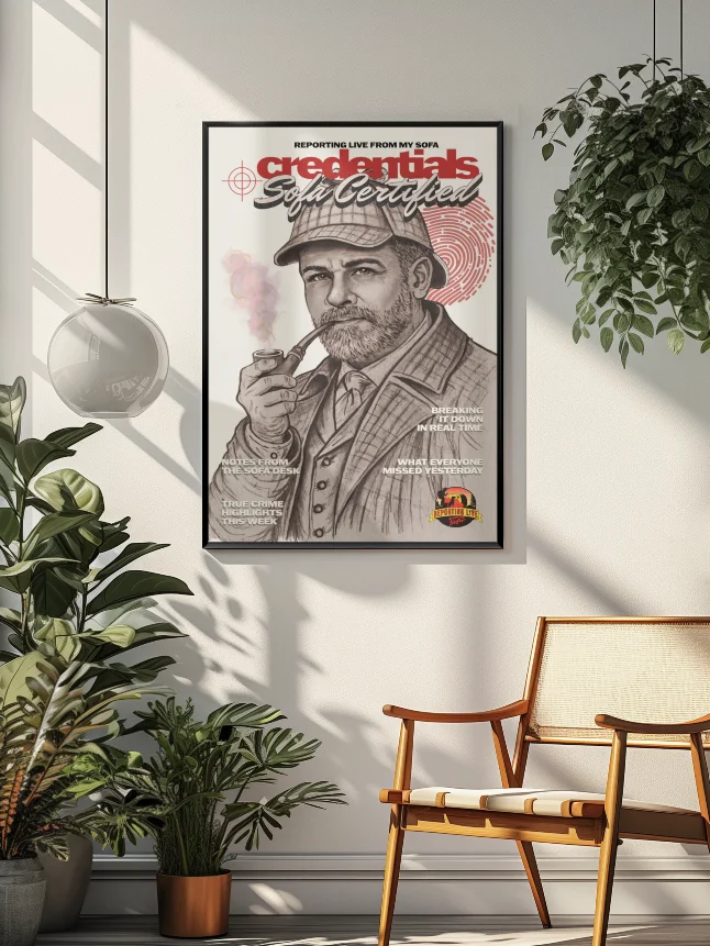 Vintage-Inspired True Crime Magazine Style Poster product image (38)