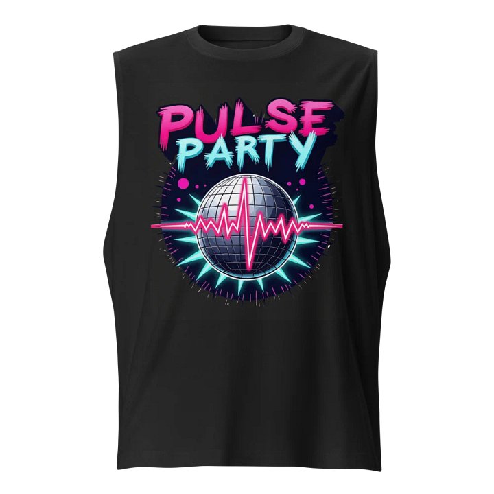 PULSE PARTY Disco Ball Muscle Tank product image (1)