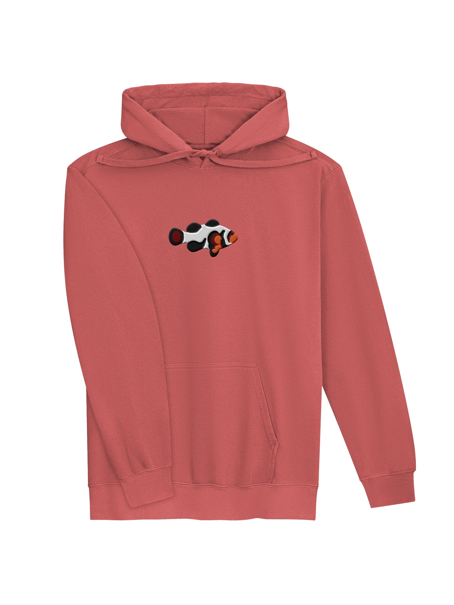 Da Vinci Clownfish Embroidered Premium Hoodie | Saltwater Reef Aquarium Fish & Marine Life Apparel product image (6)