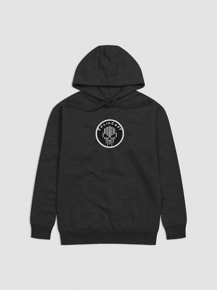 SolidCast Premium Hoodie Wht/Blk product image (2)
