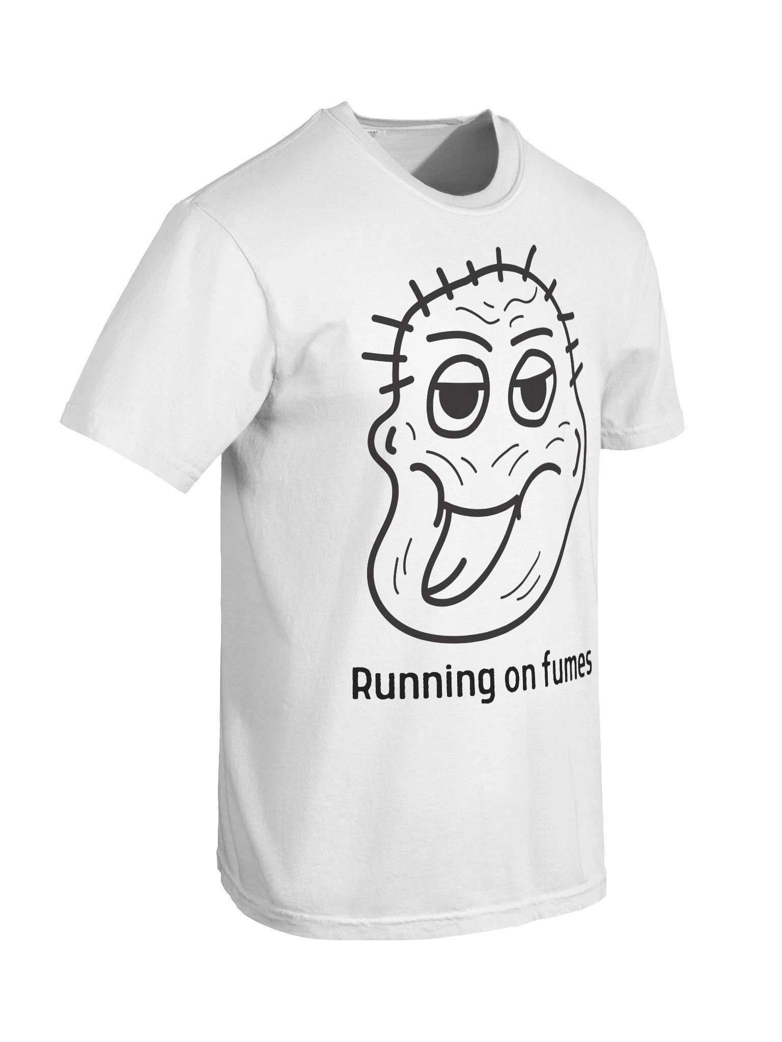 Running on Fumes Shirt – Funny Sleep Deprived Meme Graphic Tee, Burnout Humor T-Shirt, Unisex Relatable Top product image (8)