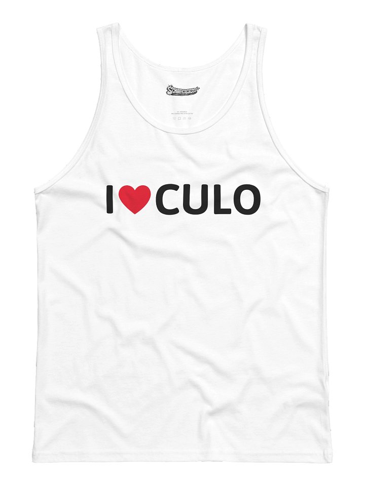 I ♥️ CULO tank top white product image (1)