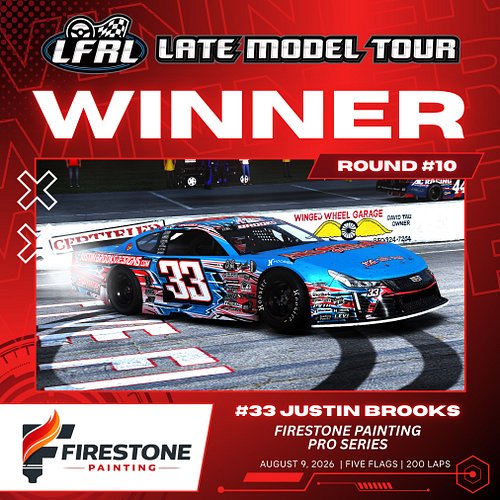 Justin Brooks with another near perfect season! 9 wins and an amazing points finish! The 33 conquers the Pro Series Thompson ...