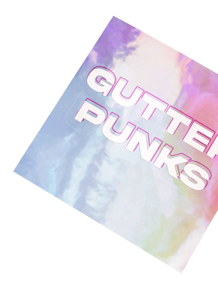 Gutter Punk Chrome Stickers product image (5)