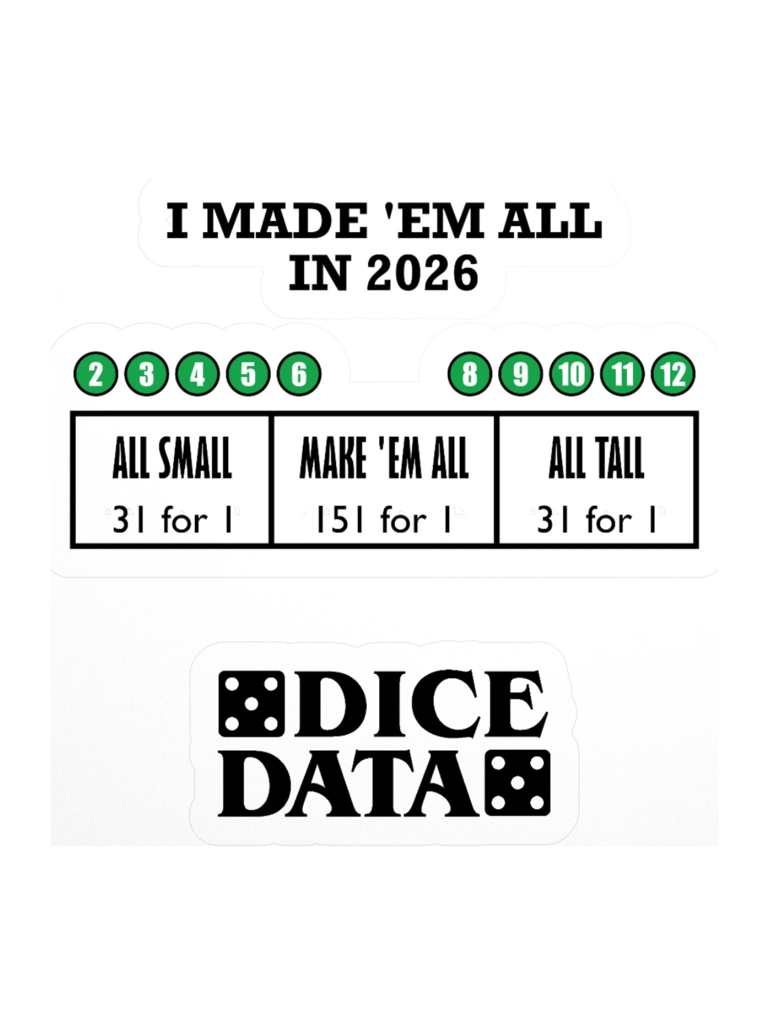 Made 'Em All - 151 for 1 (Sticker) product image (1)