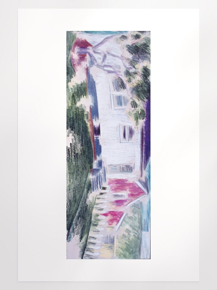 Three houses 1985 print product image (2)