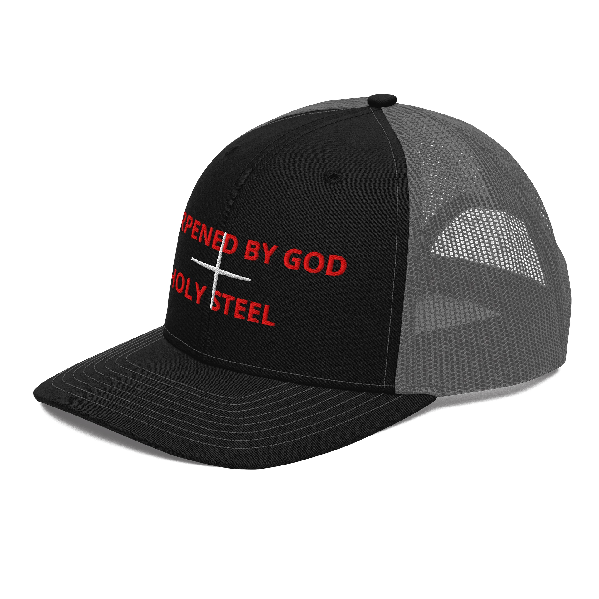 Divine Steel Cross Trucker Hat product image (2)