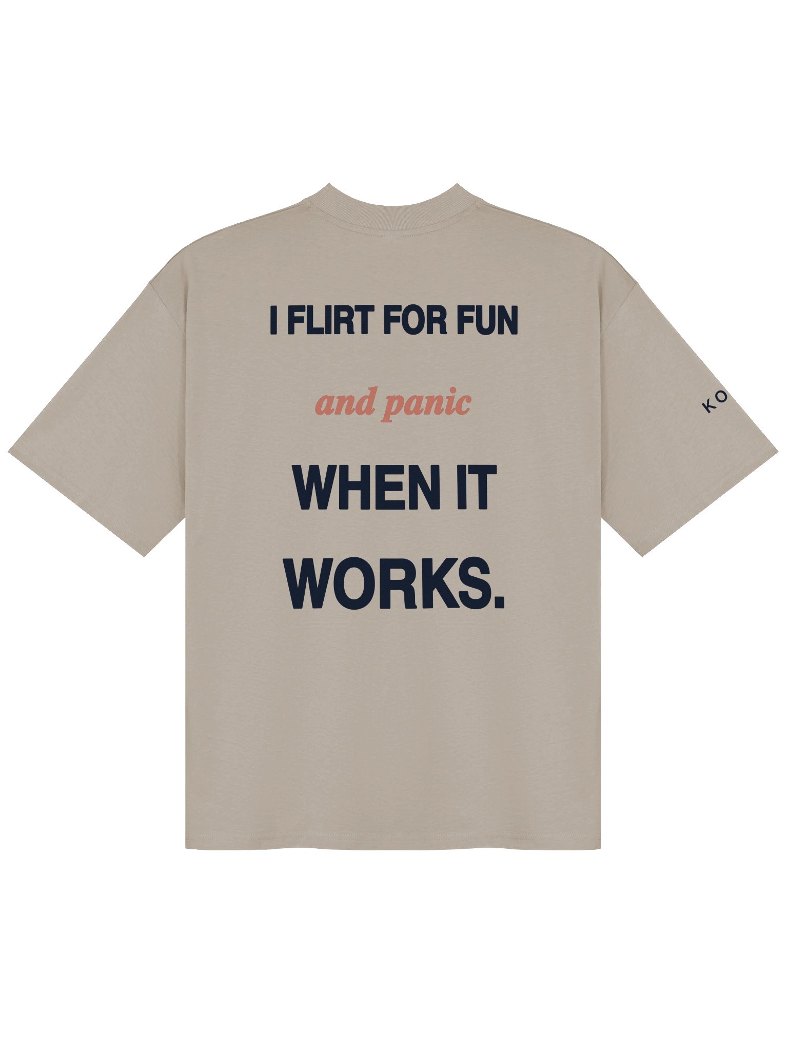 I Flirt for Fun — Oversized Tee product image (1)