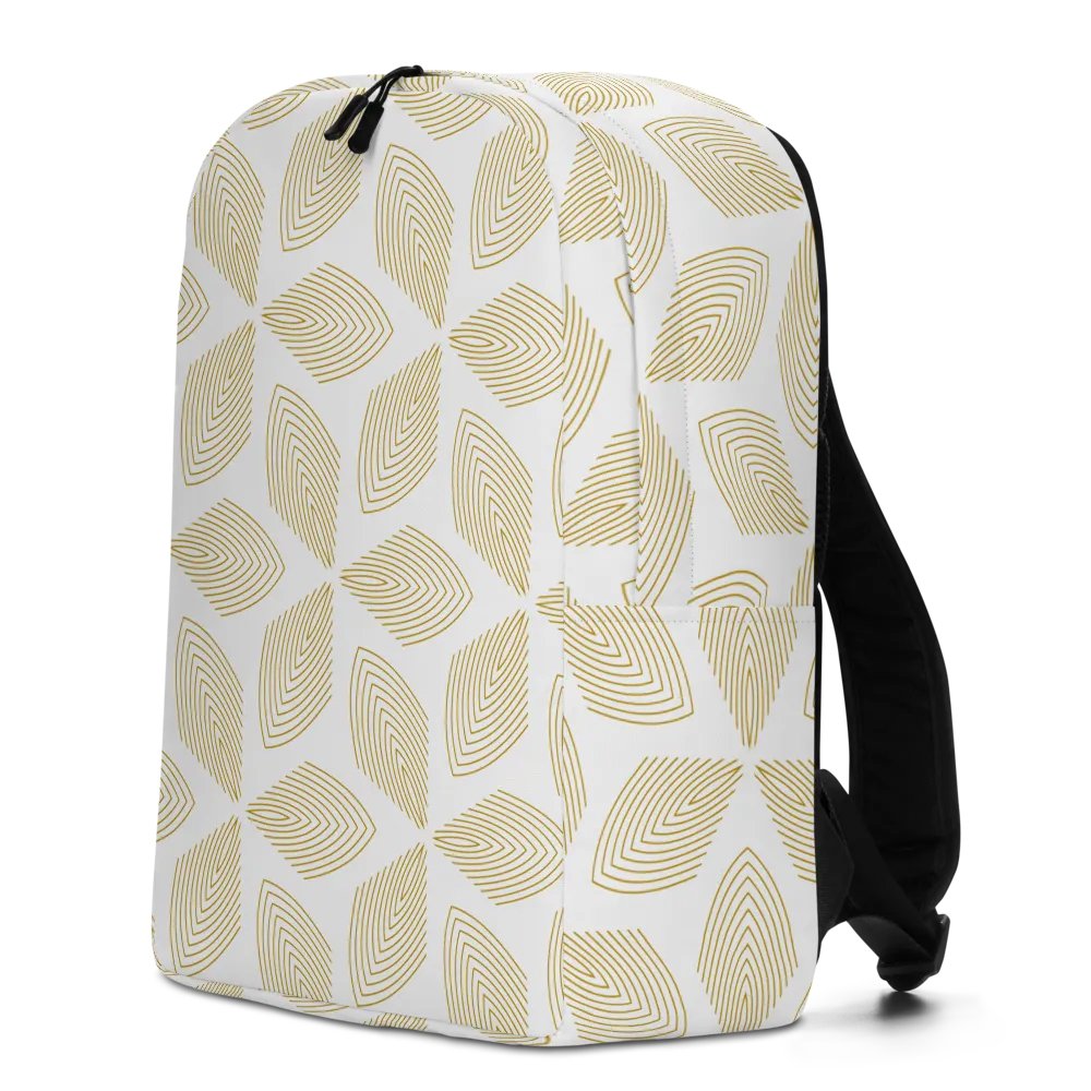 Golden Leaf Luxe – Stylish Everyday Backpack product image (2)